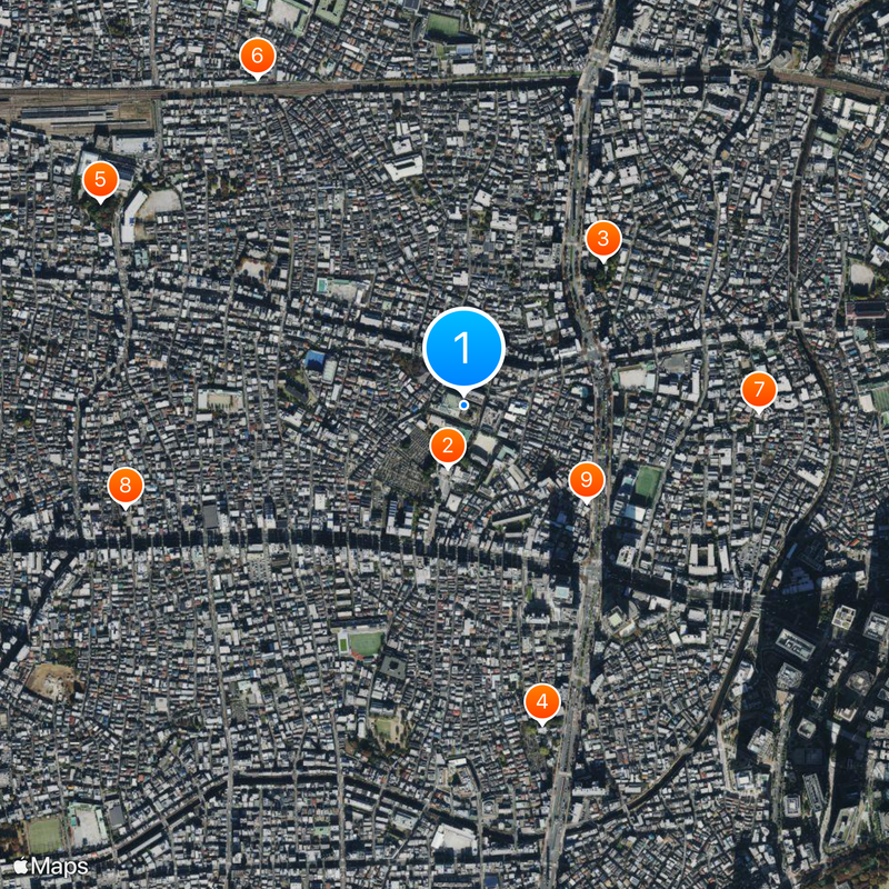 Jissen Gakuen High School Map
