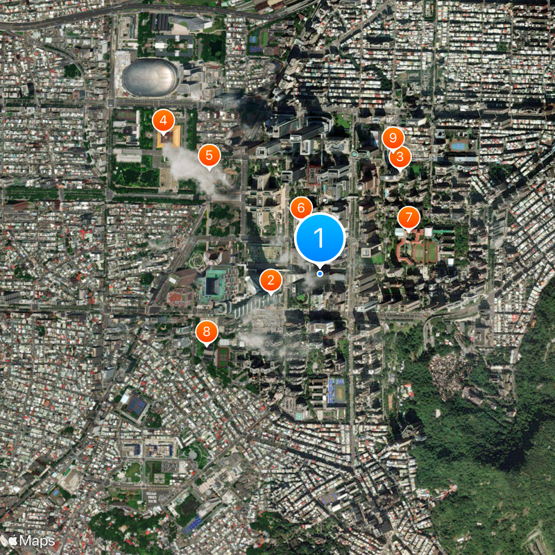 Taipei Nan Shan Plaza Mapa