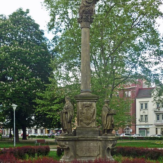 Maria column with Pietà and statues of Three Wise Men