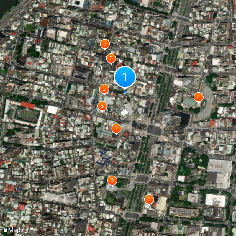 Ximending Map