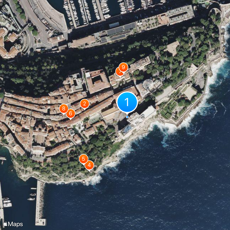 Musée océanographique de Monaco Map