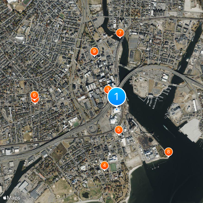 Total Mortgage Arena Kaart