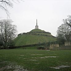 Dane John Mound and Roman and medieval remains in Dane John Garden