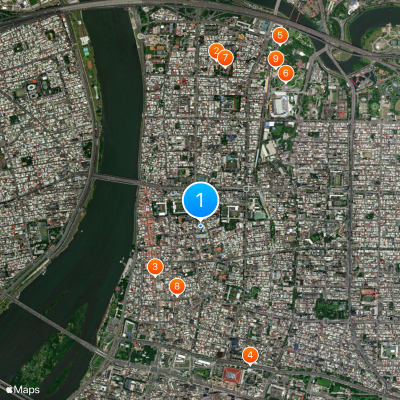 Distretto di Datong Mappa