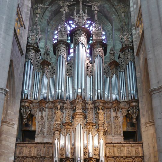 Pipe organ in Rodez cathedral