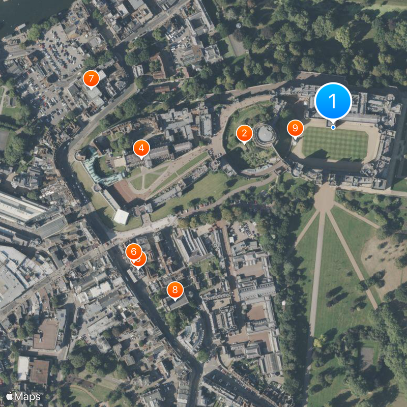 Queen Mary's Dolls' House Mappa