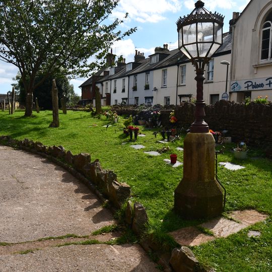 Lamp West Of West Door Of Church Of St John The Baptist