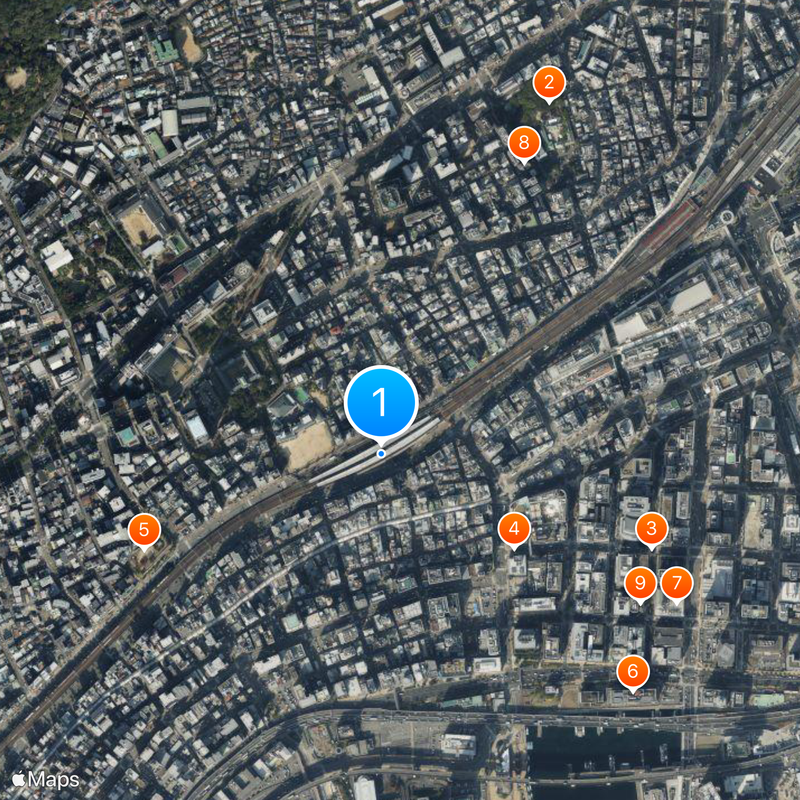 Motomachi Station Map