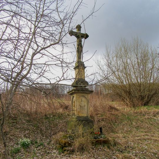 Kříž v Třemešku na severním okraji