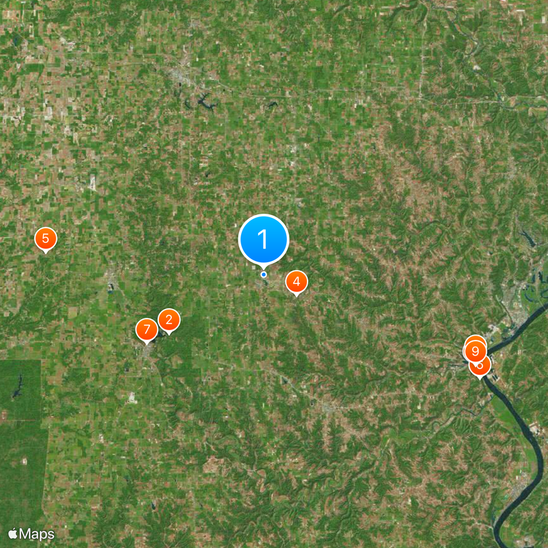 Milan High School Map
