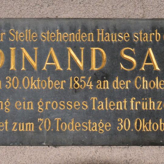 Gedenktafel Ferdinand Sauter