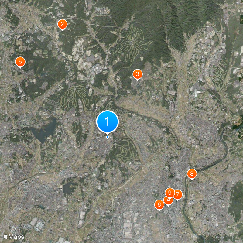 名古屋刑務所 Mapa