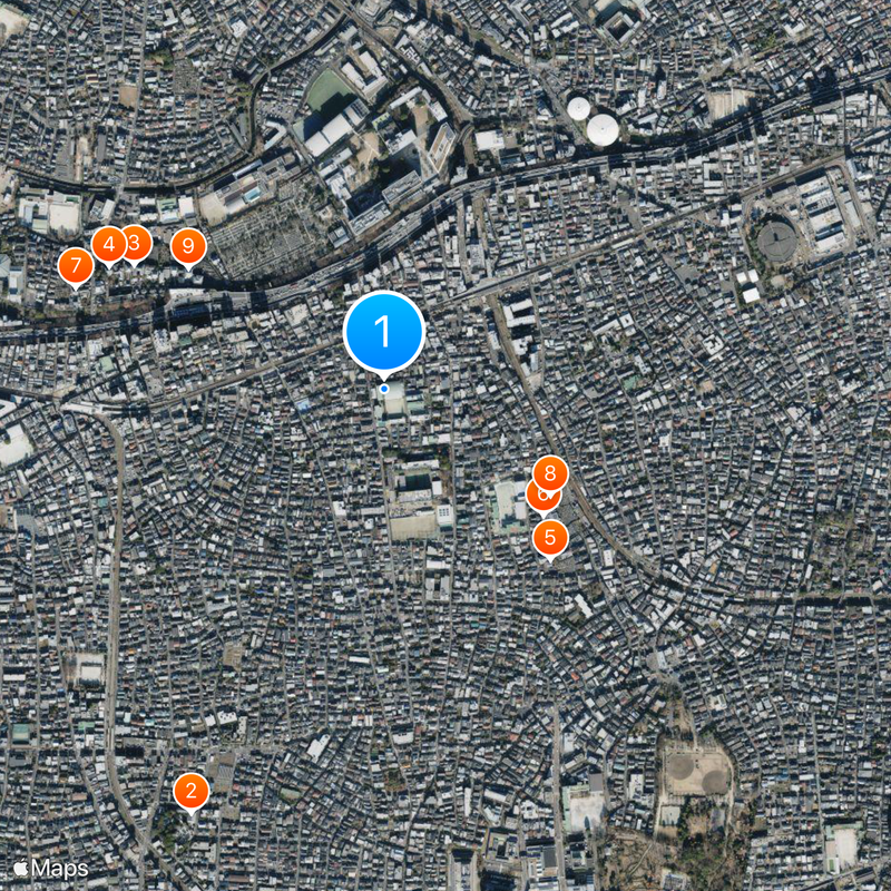 Nikaido High School Map