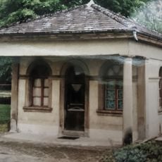 Spinnerei Kunz with former schoolhouse, Gutmannshaus and northern old building