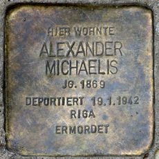 Stolperstein à la mémoire d’Alexander Michaelis