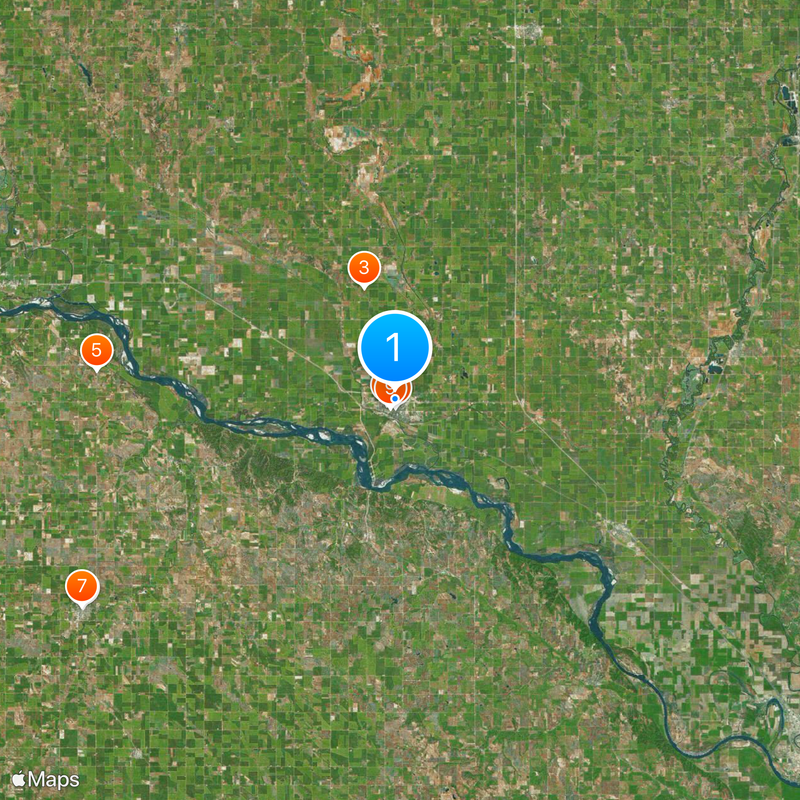 University of South Dakota Map