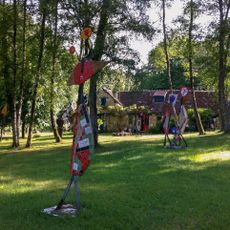 Buildings by ceramist Jean Linard