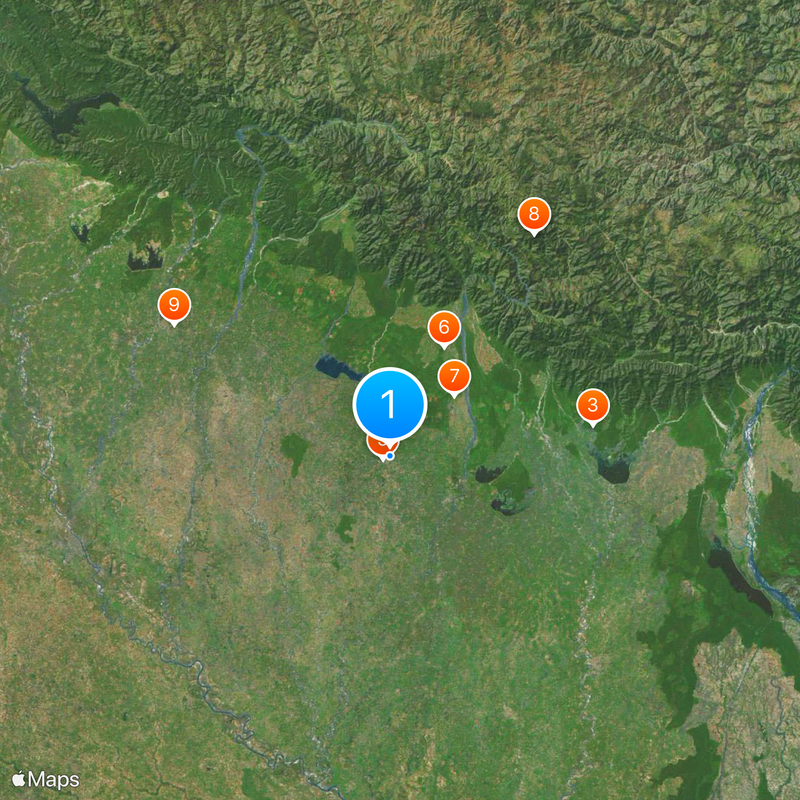 Udham Singh Nagar Mapa