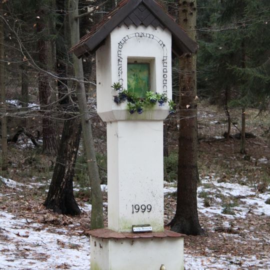 Boží muka svatého Václava jižně od Skočic pod Skočickým hradem