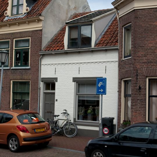 Pand met restanten van de middeleeuwse stadsmuur
