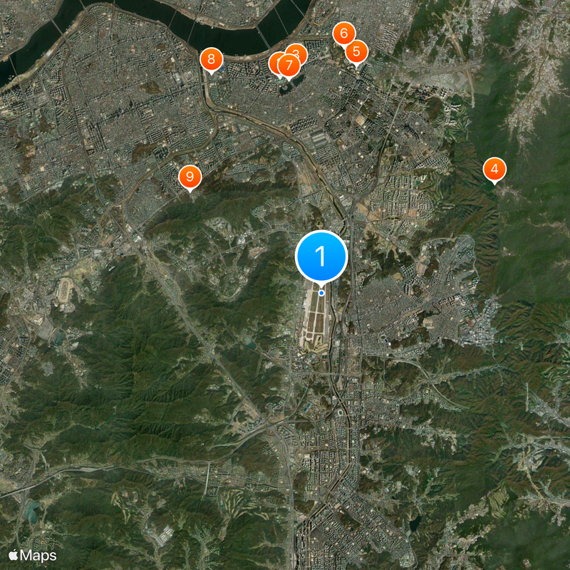 Seoul Air Base Map