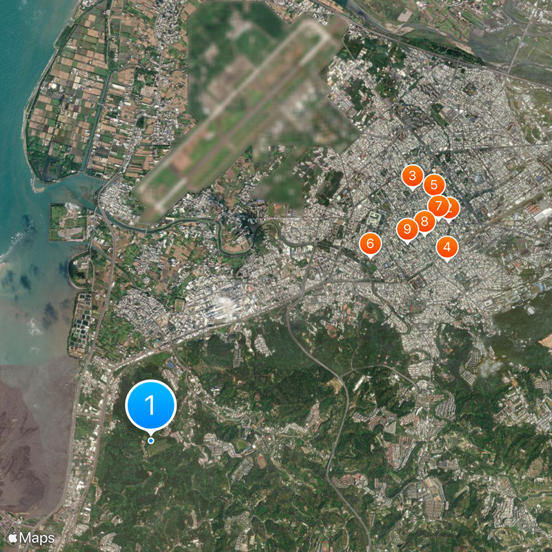 Xiangshan District Mappa