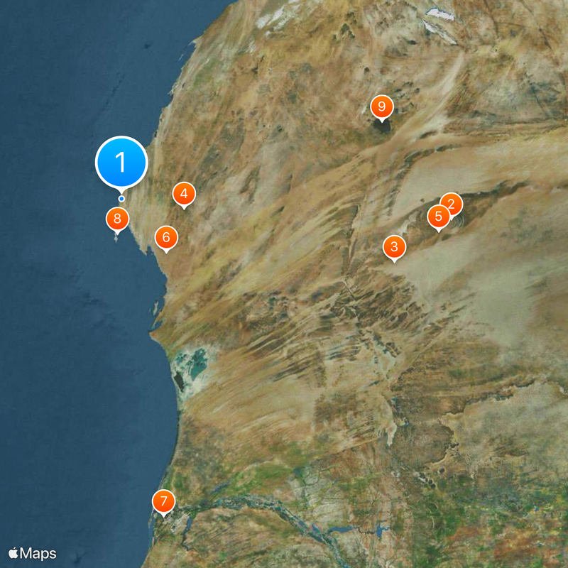 Guerguerat Map