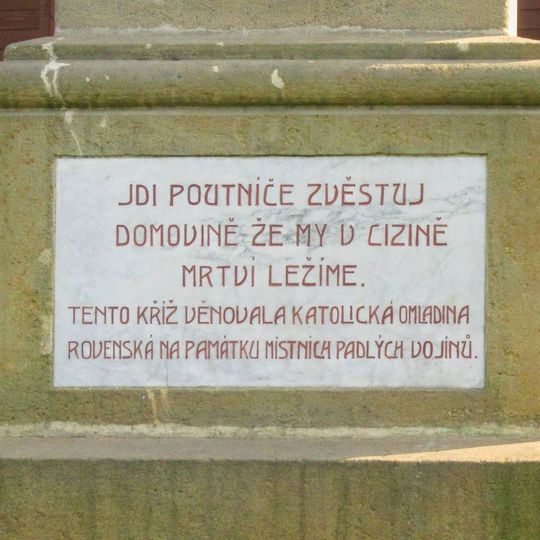 Kříž v Rovensku u Orlovny