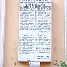 Commemorative plaque
