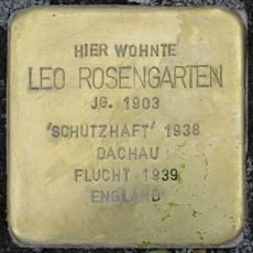 Stolperstein en memoria de Leo Rosengarten