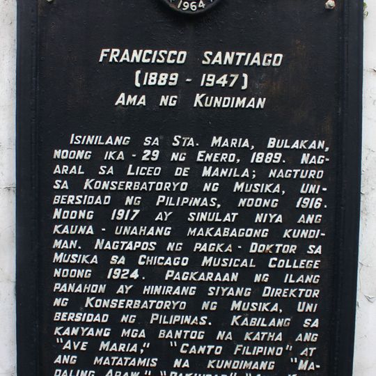 Francisco Santiago historical marker