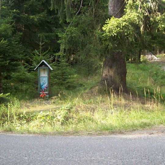 Obrázek severně od Zalán u vojenského prostoru Brdy