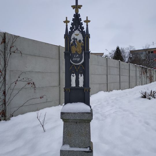 Relief sculpture in Benešov