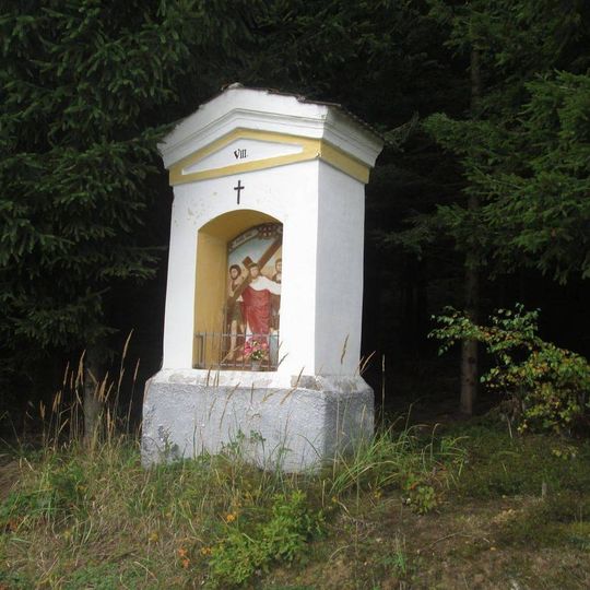 Kaplička na křížové cestě Lhenice - 8. zastavení