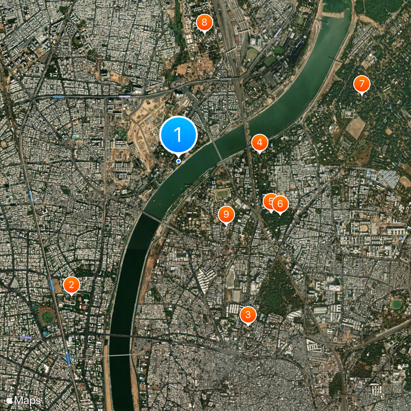 Sabarmati Ashram Mapa