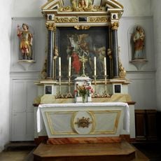 Autel sud de l'église Saint-Martin de Moutiers