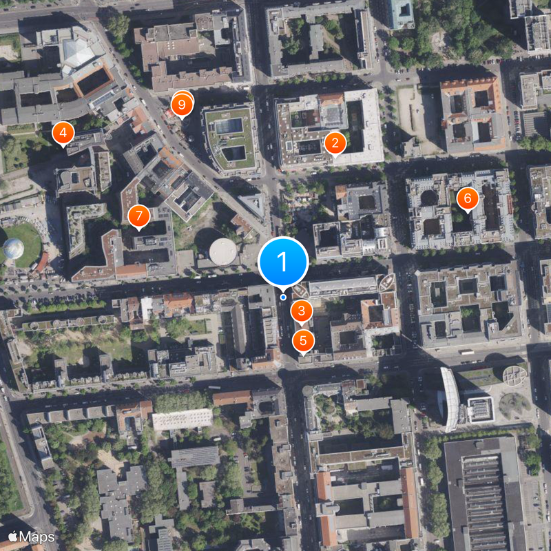 Checkpoint Charlie Kaart