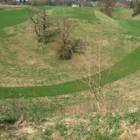 Glaziogene Landschaft SE von Unteralting