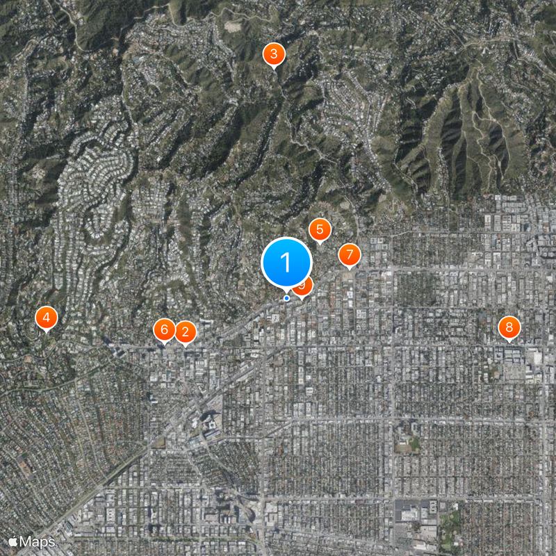 The Comedy Store Mapa