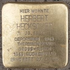 Stolperstein en memoria de Herbert Heckscher