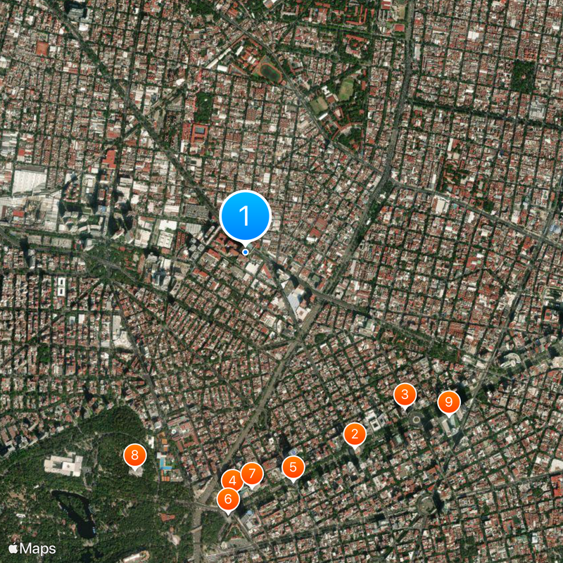 Torre Ejecutiva Pemex Kaart