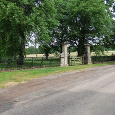 Gates, Gatepiers And Railings Circa 1 Mile South Of Etal Manor