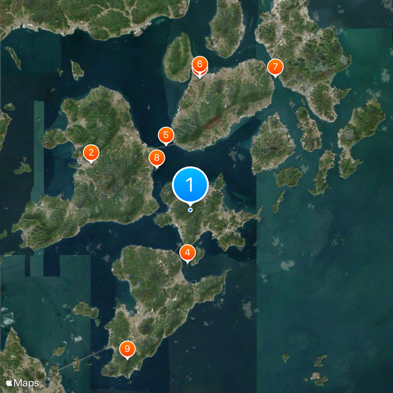 Hakatajima Map