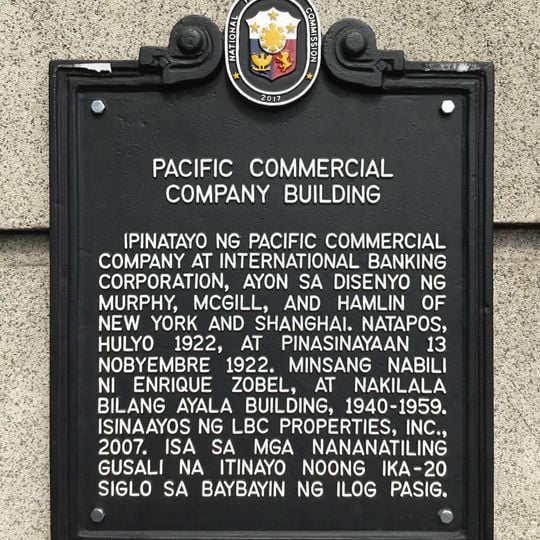 Pacific Commercial Company Building historical marker