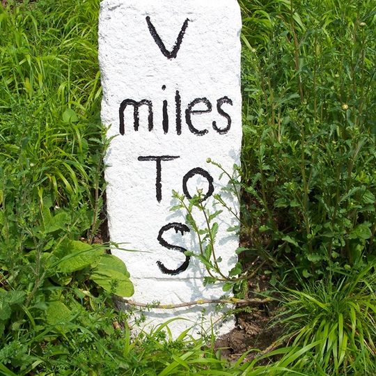 Milestone On A38 Near Tredinnick Lane Junction