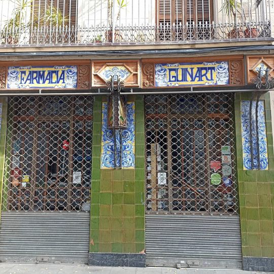 Farmàcia Guinart. decoracoó modernista