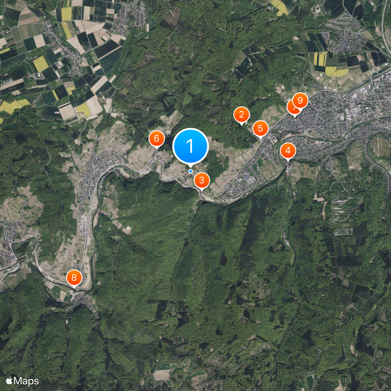 Ahr Valley Map