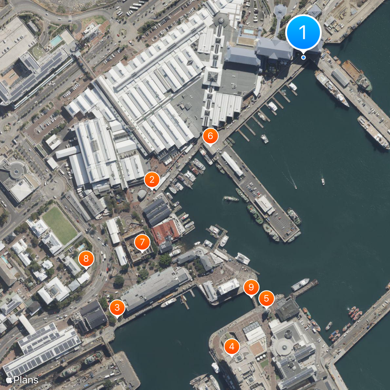 V&A Waterfront Map