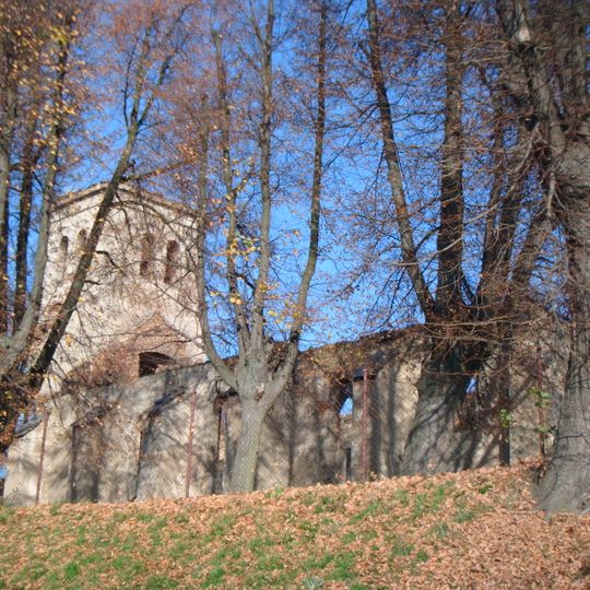Ruina kościoła cmentarnego św. Wacława w Nowej Cerekwi