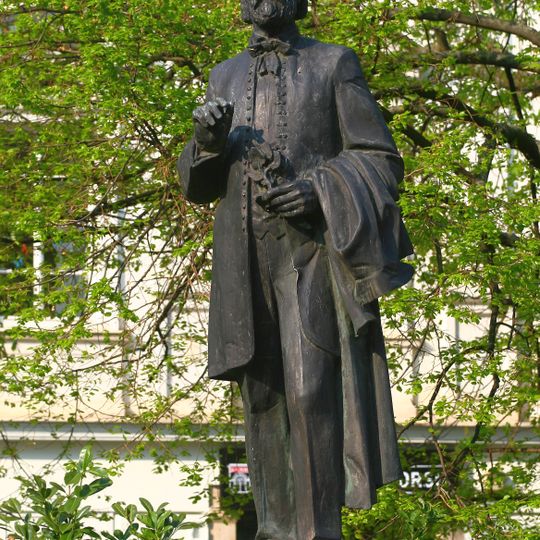Statue of Bedřich Smetana in Plzeň